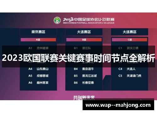 2023欧国联赛关键赛事时间节点全解析 2023欧国联赛关键赛事时间节点全解析