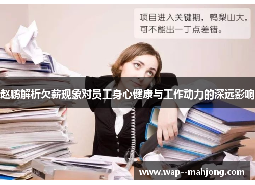 赵鹏解析欠薪现象对员工身心健康与工作动力的深远影响